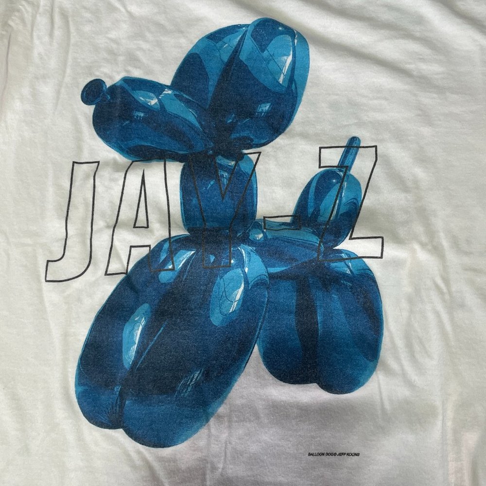Rare Jay-Z X Jeff Koons Balloon Dog 2017 The Meadows Merch Shirt size S